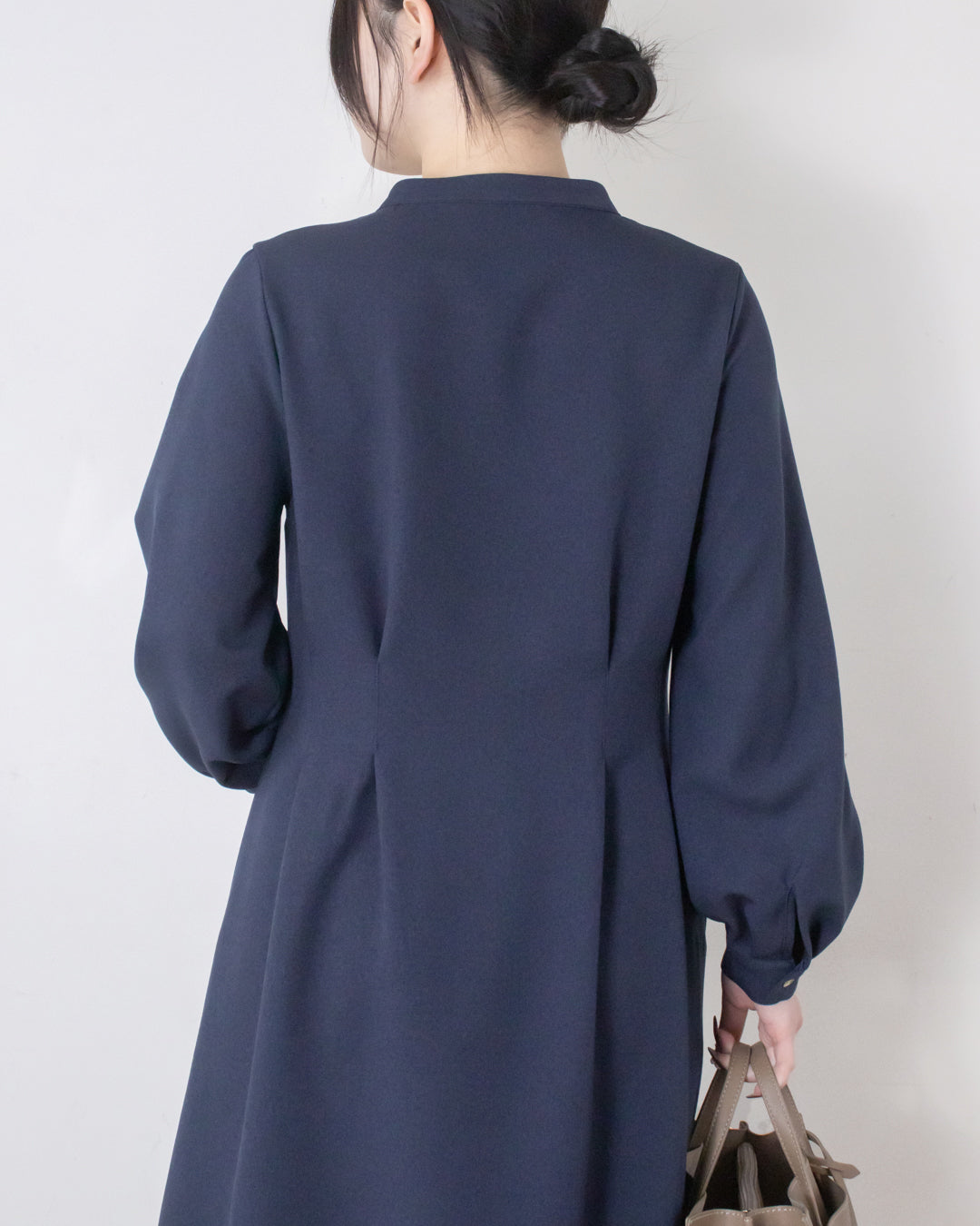 ウエストタックフレアワンピース