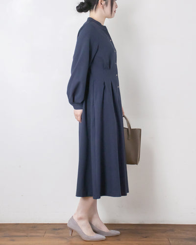 ウエストタックフレアワンピース