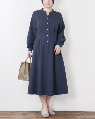 ウエストタックフレアワンピース