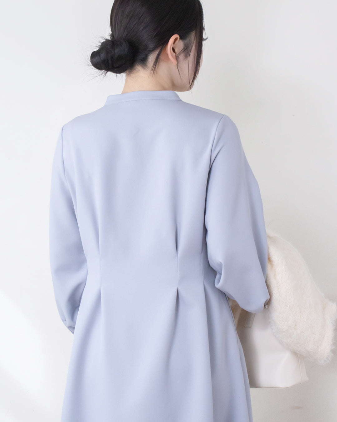 ウエストタックフレアワンピース