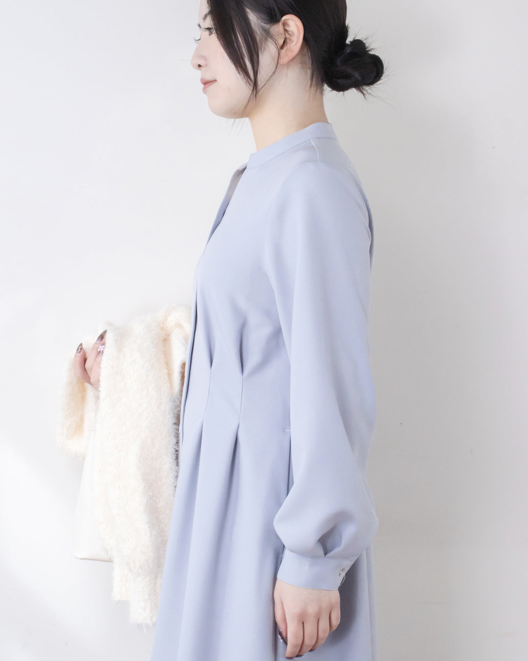 ウエストタックフレアワンピース