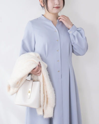 ウエストタックフレアワンピース