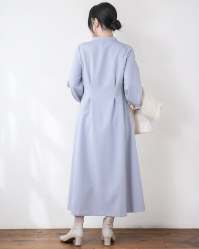 ウエストタックフレアワンピース