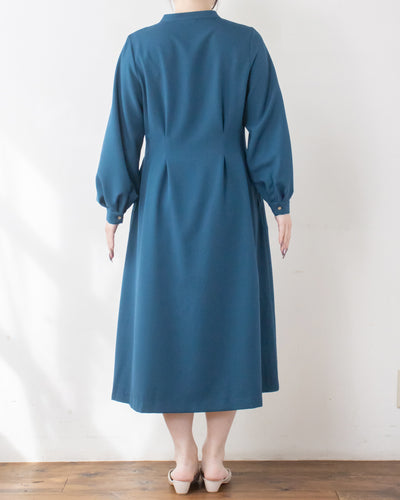 ウエストタックフレアワンピース