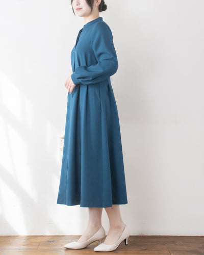 ウエストタックフレアワンピース