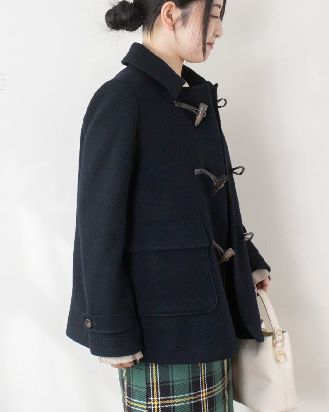 カルゼダッフルハーフコート