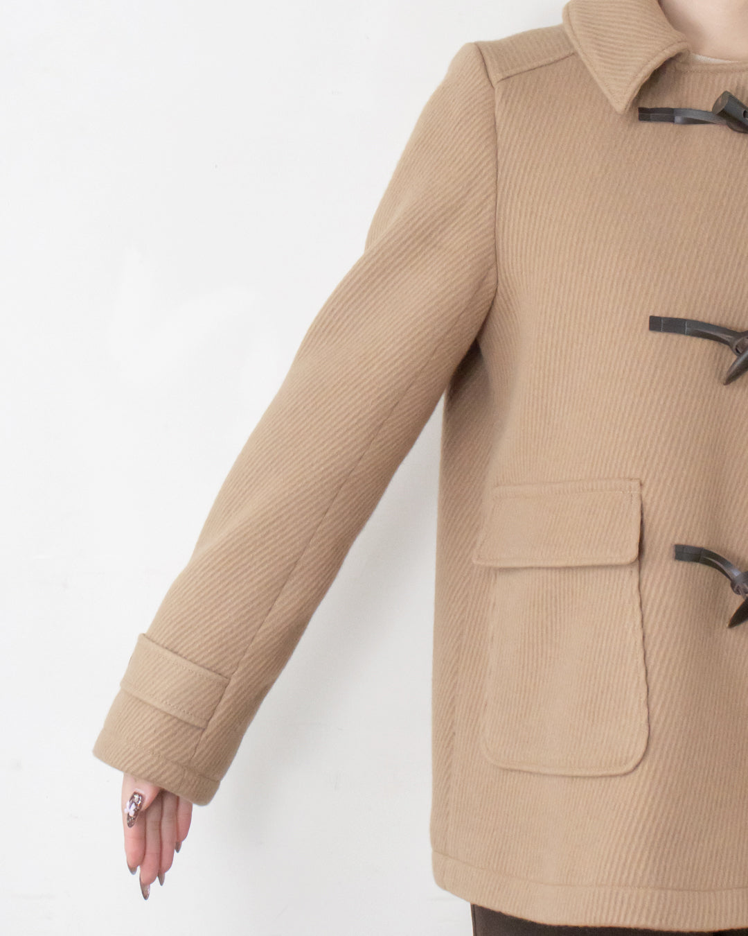 カルゼダッフルハーフコート