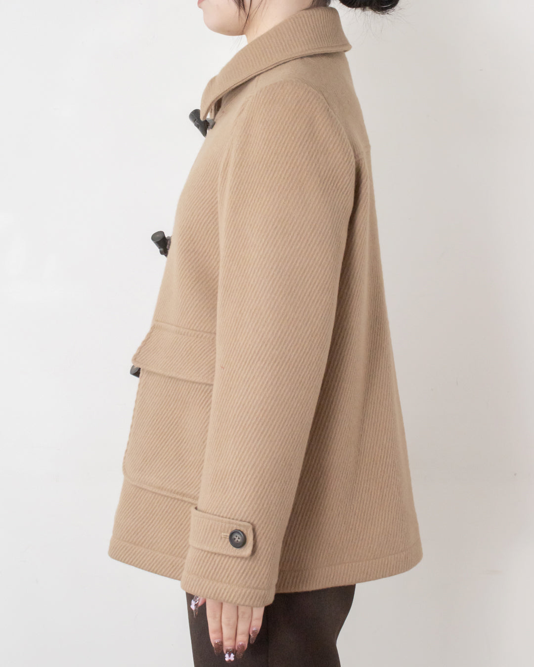 カルゼダッフルハーフコート