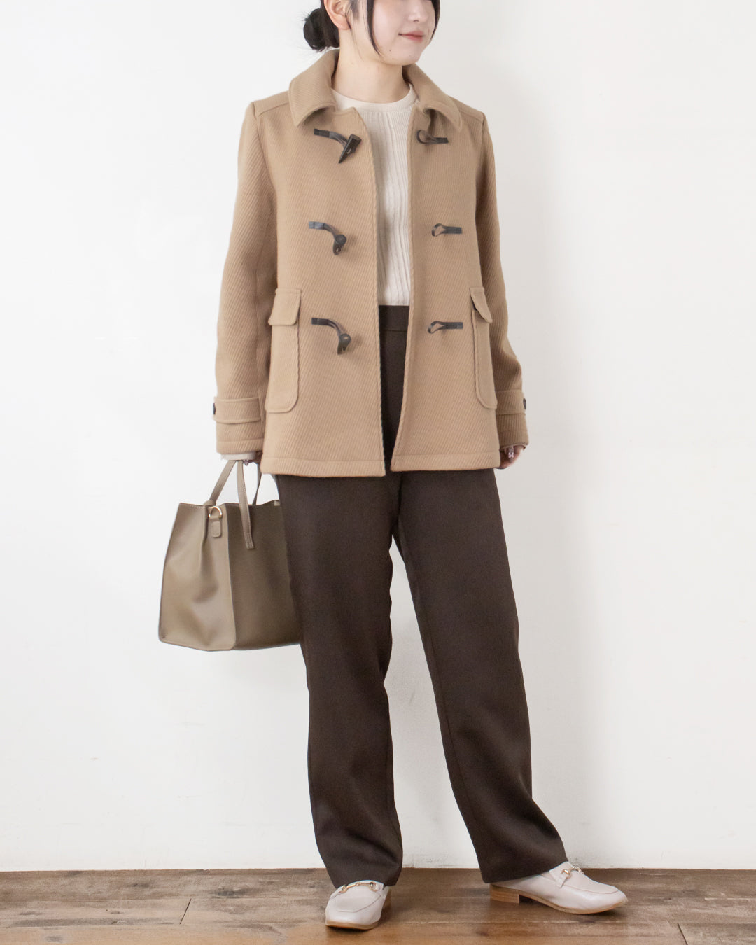 カルゼダッフルハーフコート