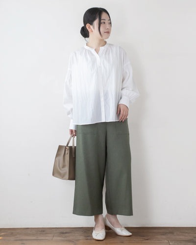 パウダリーシャーリングシャツ