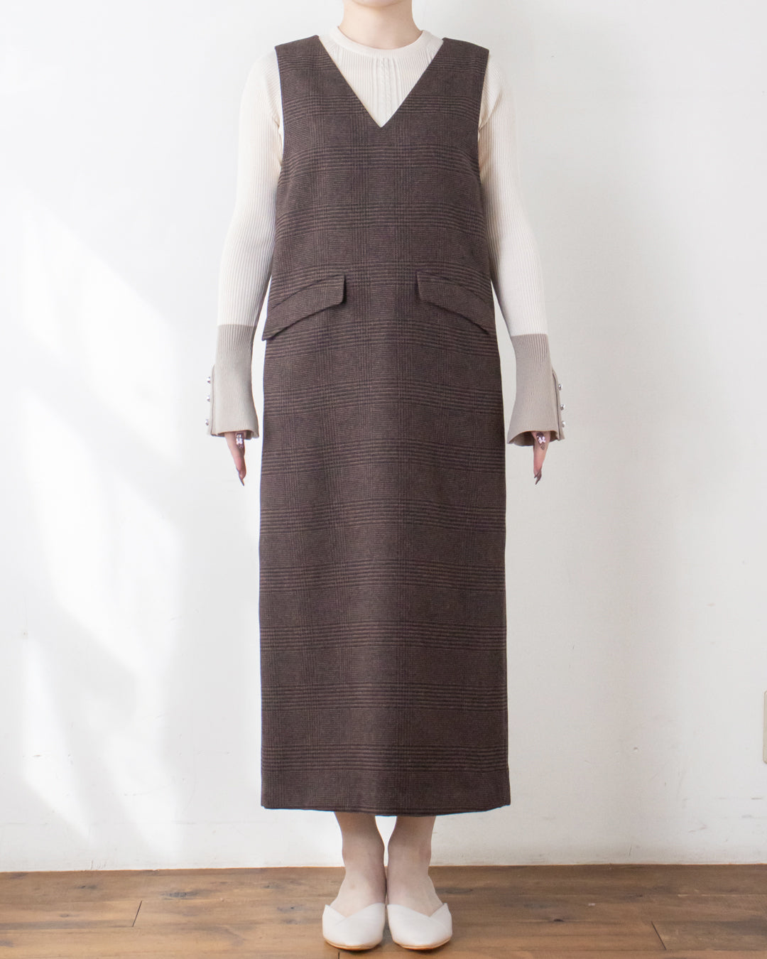 BROWN　身長158㎝　着用サイズ：FREE