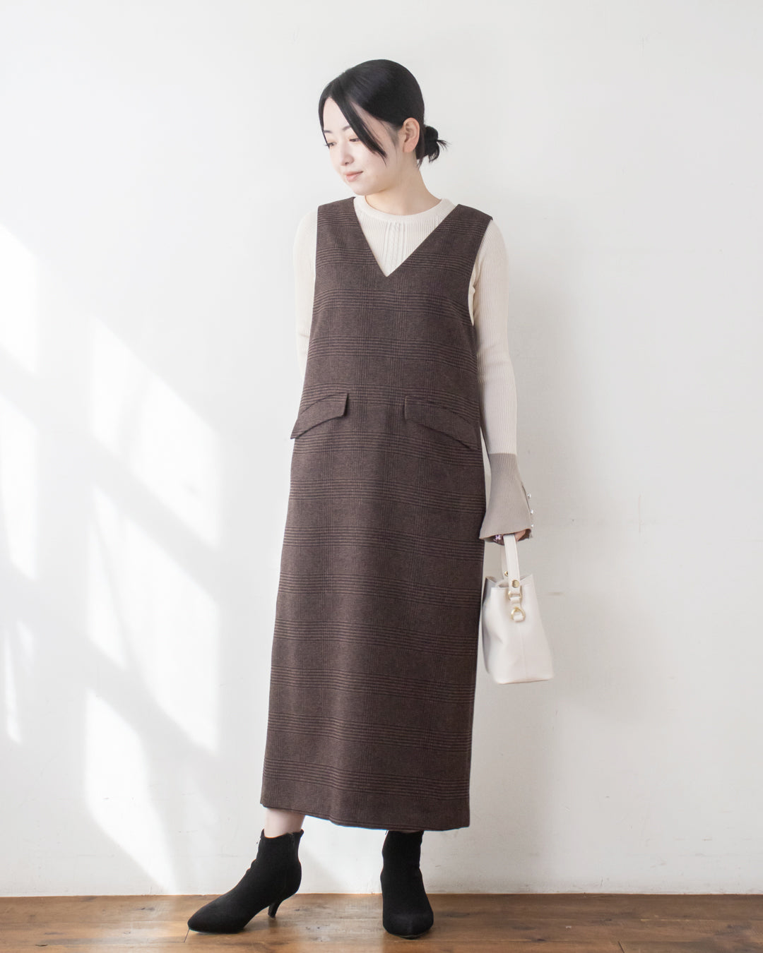 BROWN　身長158㎝　着用サイズ：FREE