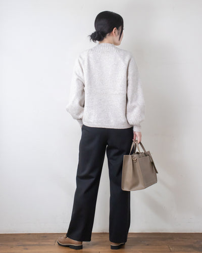ウォッシャブルWネックプルオーバー