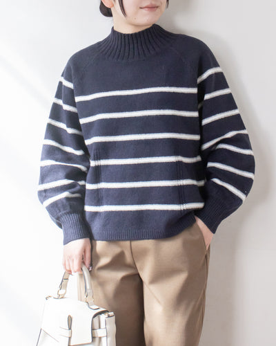 NAVY×OFFWHITE　身長158㎝　着用サイズ：FREE