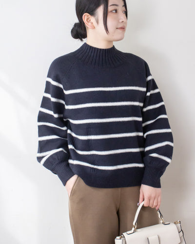 NAVY×OFFWHITE　身長158㎝　着用サイズ：FREE