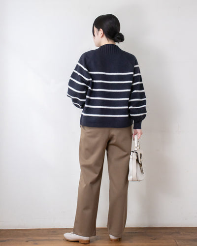 ウォッシャブルWネックプルオーバー