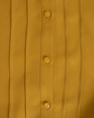 ツイルピンタックブラウス