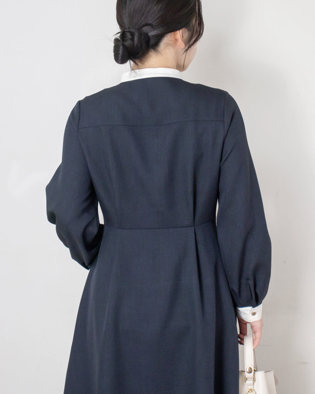 ダブル釦バイカラーワンピース – 3/4 スリークォーター オンラインストア